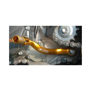leva cambio forgiata X-Fun nero/oro KTm Lc4 620 1996-2007-lever00028 | RiMotoShop