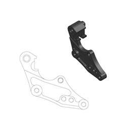 Distanziale pinza freno 298 mm HUSQVARNA 125 TX (pinza Brembo) 17