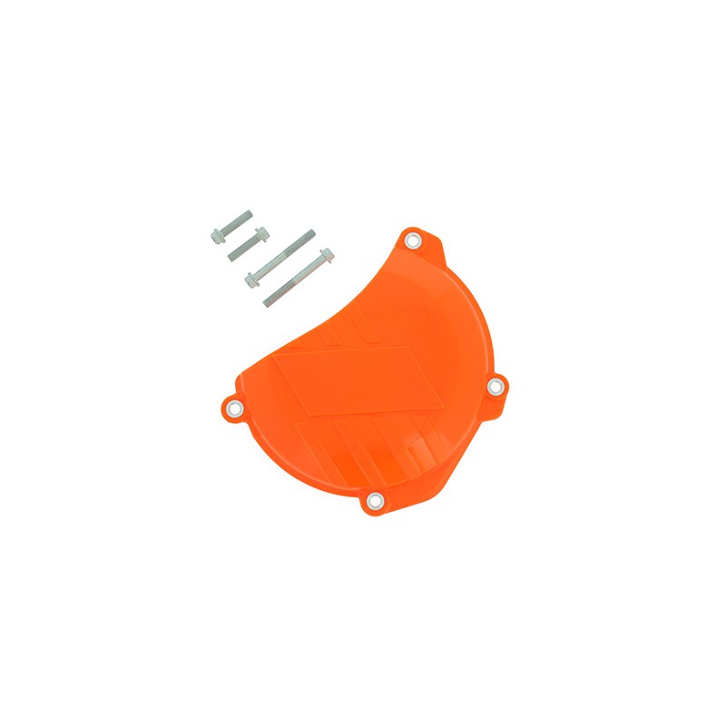 clutch cover protectors orange Ktm EXC 350 F 2017-2019-PC003 | RiMotoShop