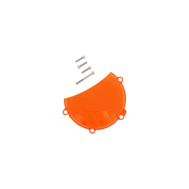 clutch cover protectors orange Ktm Exc f 500 2017-2019-PC004 | RiMotoShop