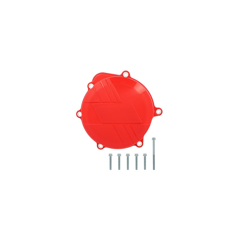 clutch cover protectors red Honda CRF 250 R 2010-2017-PC005 | RiMotoShop