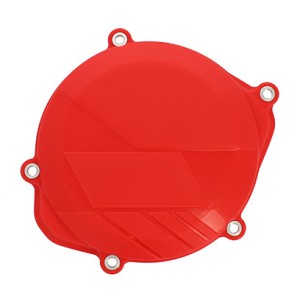 protecteur couvercle disque embrayage en plastique rouge Honda CRF 450 R