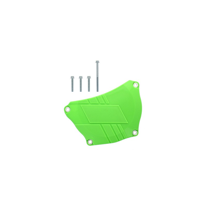 clutch cover protectors green Kawasaki Kxf 250 2009-2018-PC011 | RiMotoShop