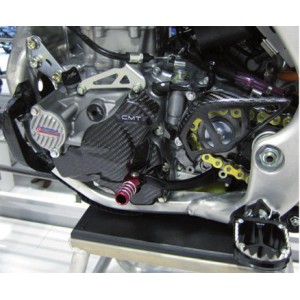 Protezione Carter statore carbonio Honda CRF 250 R 2010-2017-000101|RiMotoShop