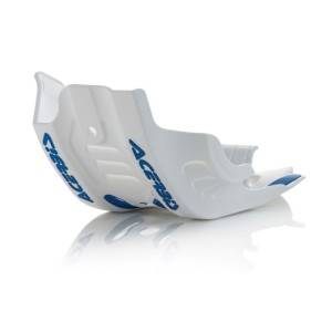 Cubre carter en plastico Acerbis colore bianco/blu Husqvarna Fe 450 2017-2018