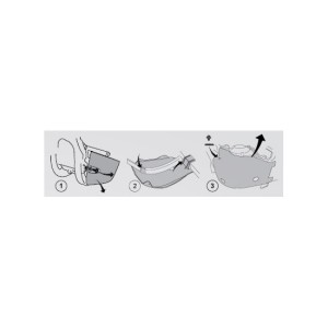 plastic sled under the engine Acerbis color black Honda CRF 250 R 2010-2017-13922 | RiMotoShop