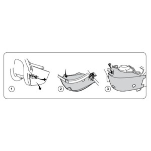 Paramotore in plastica Acerbis nero Honda CRF 250 R 2004-2009-11685|RiMotoShop
