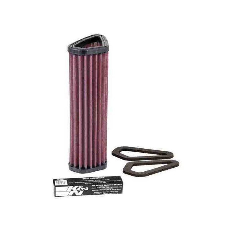 Air filter K&N Race DUCATI 1198 1198 09-12-DU-1007R | RiMotoShop