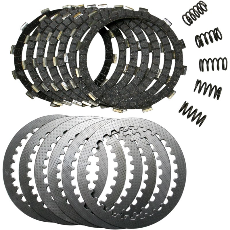 Kit completo dischi frizione KAWASAKI KLX 650 93-97 molle frizione incluse-1131-1882-Ebc clutch