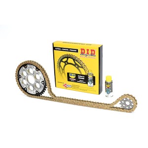 Kit rear sprockets front sprockets chain 525ZVMX DUCATI 1200 Diavel / Diavel Carbon 11-16-101244STSLV | RiMotoShop