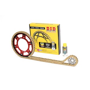 Kit rear sprockets front sprockets chain 520VX2 SUZUKI 250 DR S 88-89-100594STRED | RiMotoShop