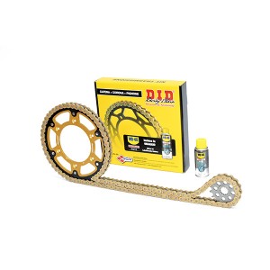 Kit rear sprockets front sprockets chain 520VX2 DUCATI 695 Monster 06-08-101247STGLD | RiMotoShop