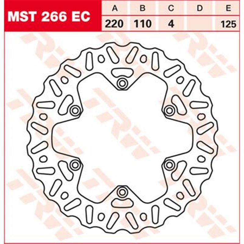 Kit viti disco freno anteriore HUSQVARNA CR125 95-99