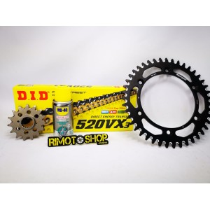Kit rear sprockets front sprockets chain 520VX2 HONDA 250 XR R 81-83-100255 | RiMotoShop