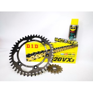 Kit rear sprockets front sprockets chain 520VX2 HONDA 600 XR R 85-90-100254 | RiMotoShop