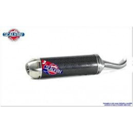 07 15 Aprilia SX 125 RX Scalvini Racing SILENCER exhaust in carbon with