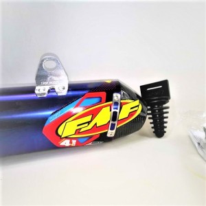 Exhaust silencer HUSQVARNA FE 250/350 14-16 Factory 4.1 anodized carbon cap-045561 | RiMotoShop