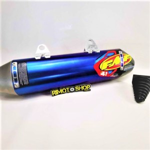 Exhaust silencer HUSQVARNA FE 250/350 14-16 Factory 4.1 anodized carbon cap-045561 | RiMotoShop