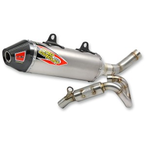 Scarico completo T-6 ktm 250 SX-F 17 250 SX-F FE 16 in Acciaio fondello carbonio-1820-1758-1 | RiMotoShop