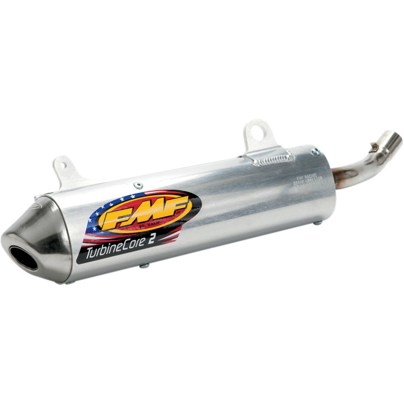 Exhaust silencer HONDA CR125R 02-07 turbinecore 2 with flame arrester-FMF021012 | RiMotoShop