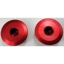 X2 Tappi carter clutch CNC red Aprilia RS MX SX RX 125 ROTAX 122