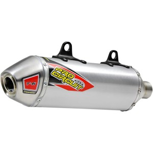 Exhaust silencer KTM 350 SX-F 16-18 T-6 slip-on inox-0151635A | RiMotoShop