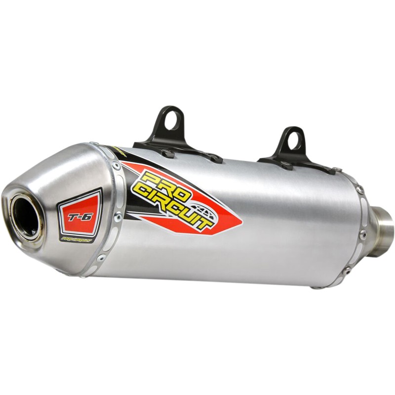 Exhaust silencer HUSQVARNA FC 450 16-18 T-6 slip-on inox-0151545A | RiMotoShop