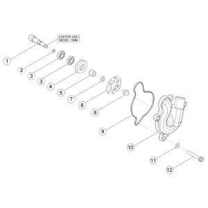 Revision water pump kit Beta RR 390 2015-2018-BT_RM | RiMotoShop