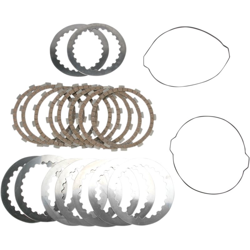 Friction clutch plates and steel HUSQVARNA FX 450 14-18 Moose racing