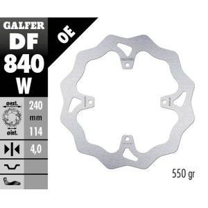 Brake disk Galfer Wave TM EN/MX 250 F 15-18 rear-DF840W | RiMotoShop