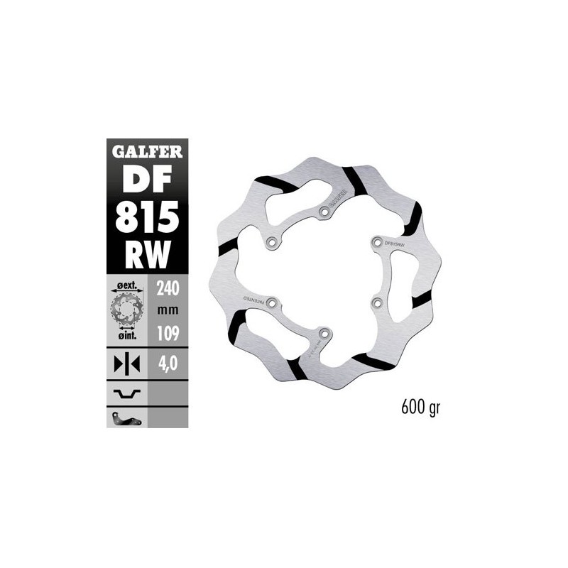 Brake disk Galfer Race Beta RR 480 15-19 rear-DF815RW | RiMotoShop