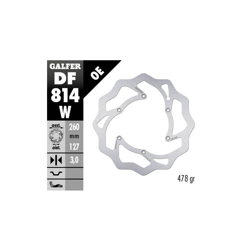 disque de frein Galfer Wave Beta RR 480 15-19 avant-DF814W-RiMotoShop