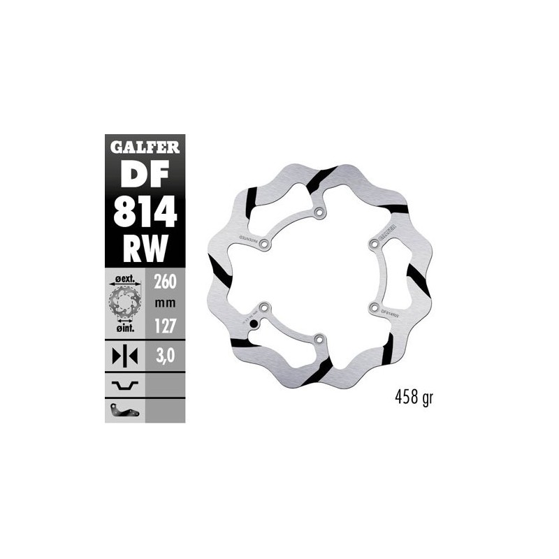 Brake disk Galfer Race Beta RR 390 15-19 front-DF814RW | RiMotoShop