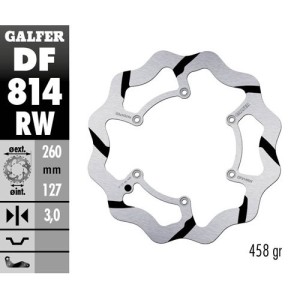 Brake disk Galfer Race Beta RR 480 15-19 front-DF814RW | RiMotoShop