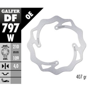 disque de frein Galfer Wave KTM 85 SX 11-19 arrière-DF797W-RiMotoShop