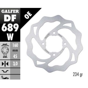 disque de frein Galfer Wave KTM 65 SX 04-19 arrière-DF689W-RiMotoShop
