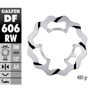 Brake disk Galfer Race Husaberg 250 FE 13-14 front-DF606RW | RiMotoShop
