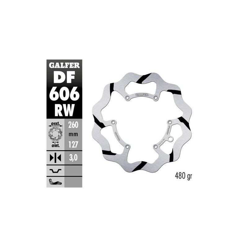Brake disk Galfer Race Husaberg 300 TE 11-14 front-DF606RW | RiMotoShop