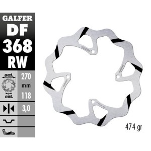 disque de frein Galfer Race Suzuki RMZ 450 18 avant-DF368RW-RiMotoShop