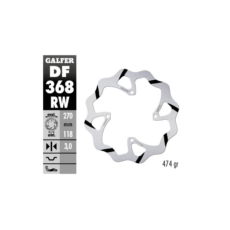 Brake disk Galfer Race Suzuki RMZ 450 18 front-DF368RW | RiMotoShop