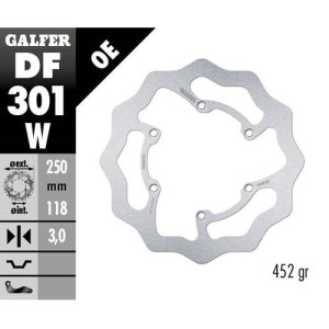 disque de frein Galfer Wave Suzuki RM 250 89-12 avant-DF301W-RiMotoShop