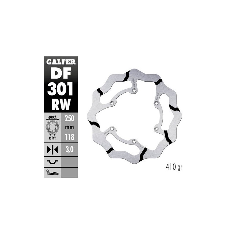 Brake disk Galfer Race Suzuki RM 250 89-12 front-DF301RW | RiMotoShop