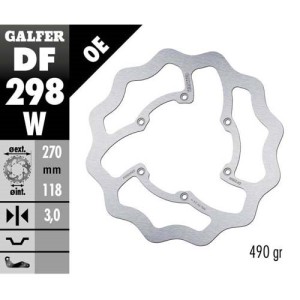 Brake disk Galfer Wave Yamaha YZ 250 17-19 front-DF298W | RiMotoShop