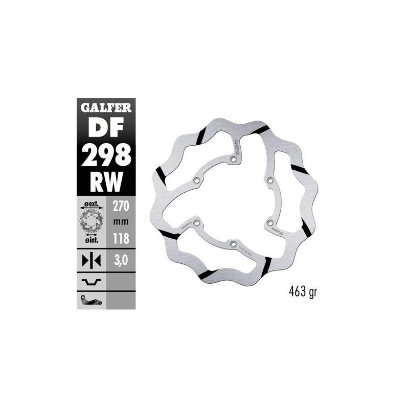 Brake disk Galfer Race Yamaha WR 450 F 16-19 front-DF298RW | RiMotoShop