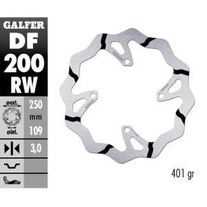 Brake disk Galfer Race Kawasaki KX 250 F 06-14 front-DF200RW | RiMotoShop