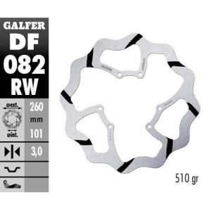 Brake disk Galfer Race Honda CRF 450 R 15-19 front-DF082RW | RiMotoShop