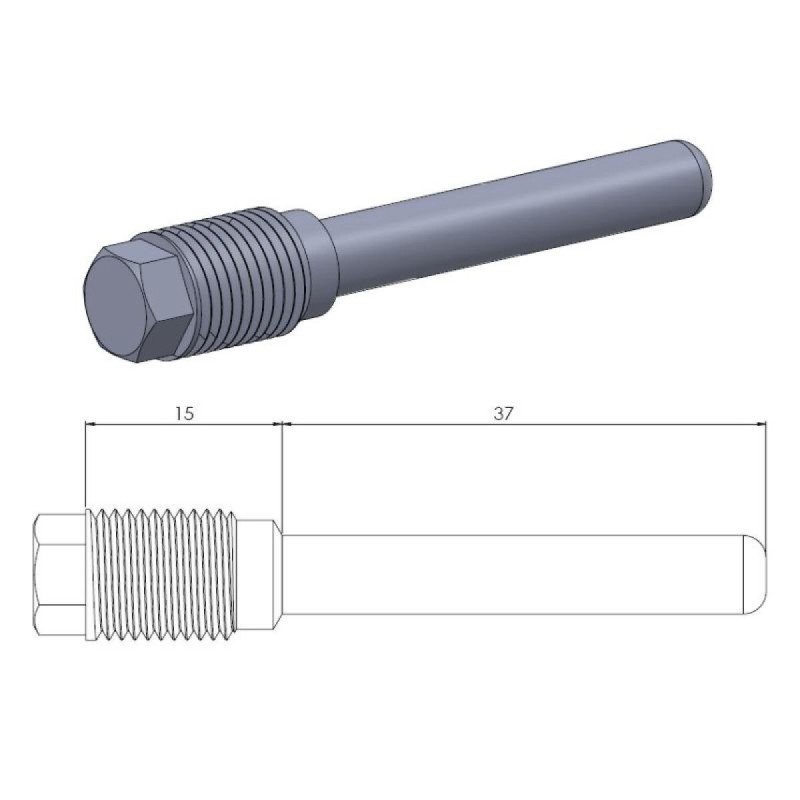 Perno ferma pastiglie anteriore HONDA CRF 250 R (4 – ) 04-18-1702-0368|RiMotoShop