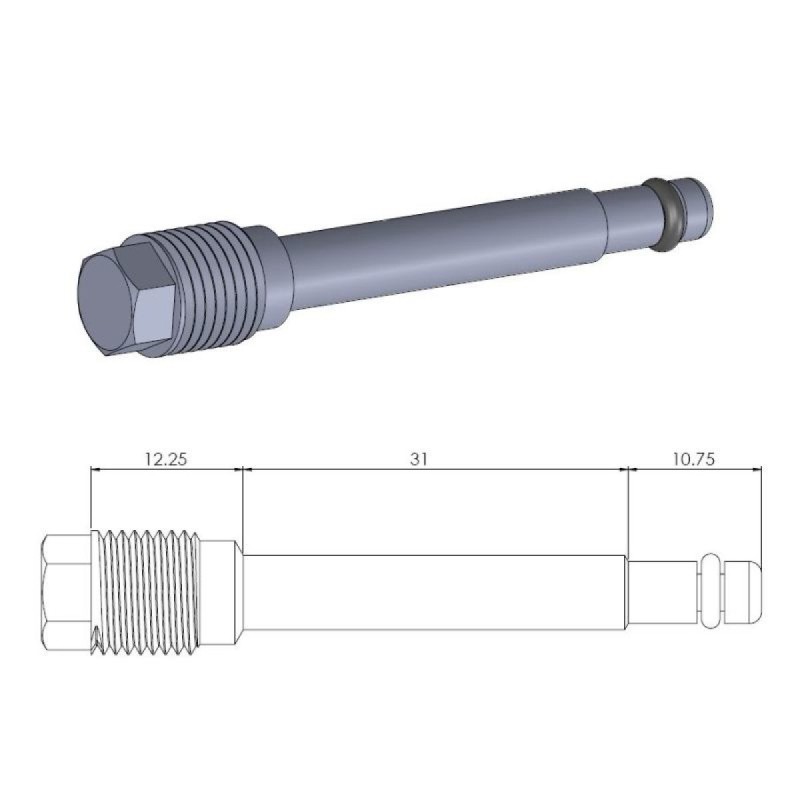 Front pad retaining pin YAMAHA WR 250 R 08-18-1702-0371 | RiMotoShop