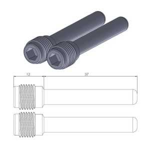Front pad retaining pin SUZUKI DR 350 SE 95-99-1702-0389 | RiMotoShop
