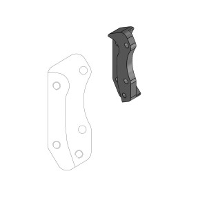 Brake caliper spacer street HUSQVARNA 250 WR 00-07 for 320 mm motards-211017 | RiMotoShop